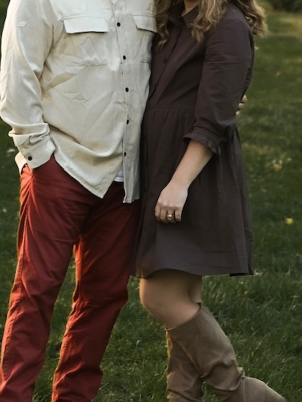 Women’s Brown quarter sleeve dress